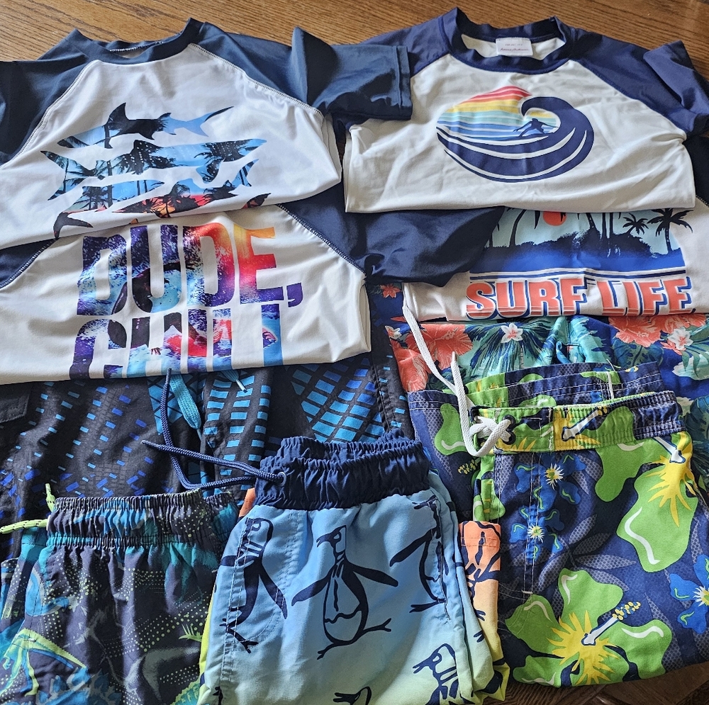 Boys Swim Bundle Size 8